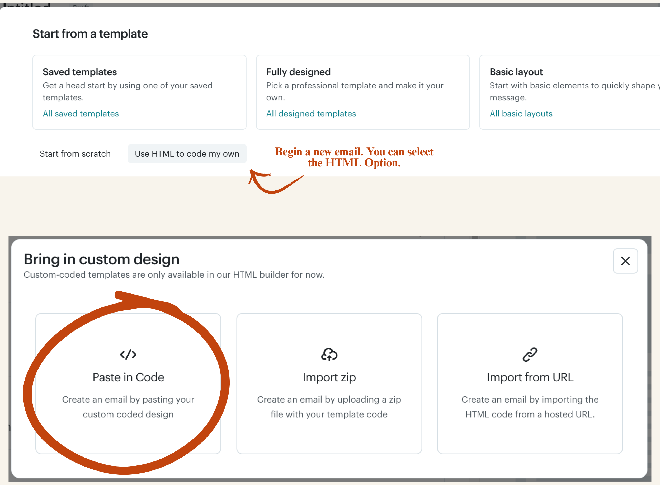 Mailchimp step 4