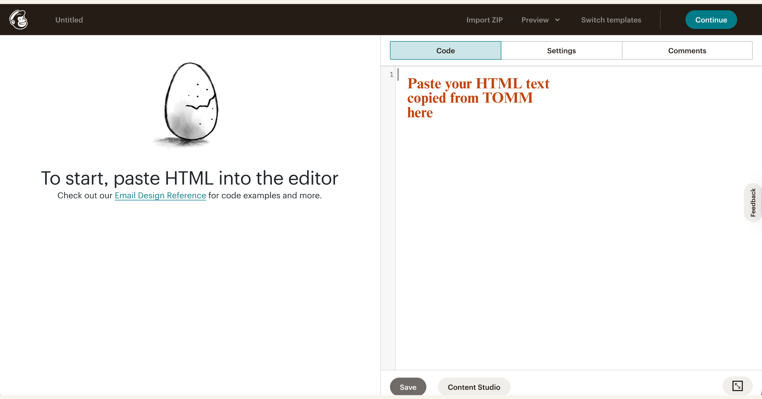 Mailchimp step 5